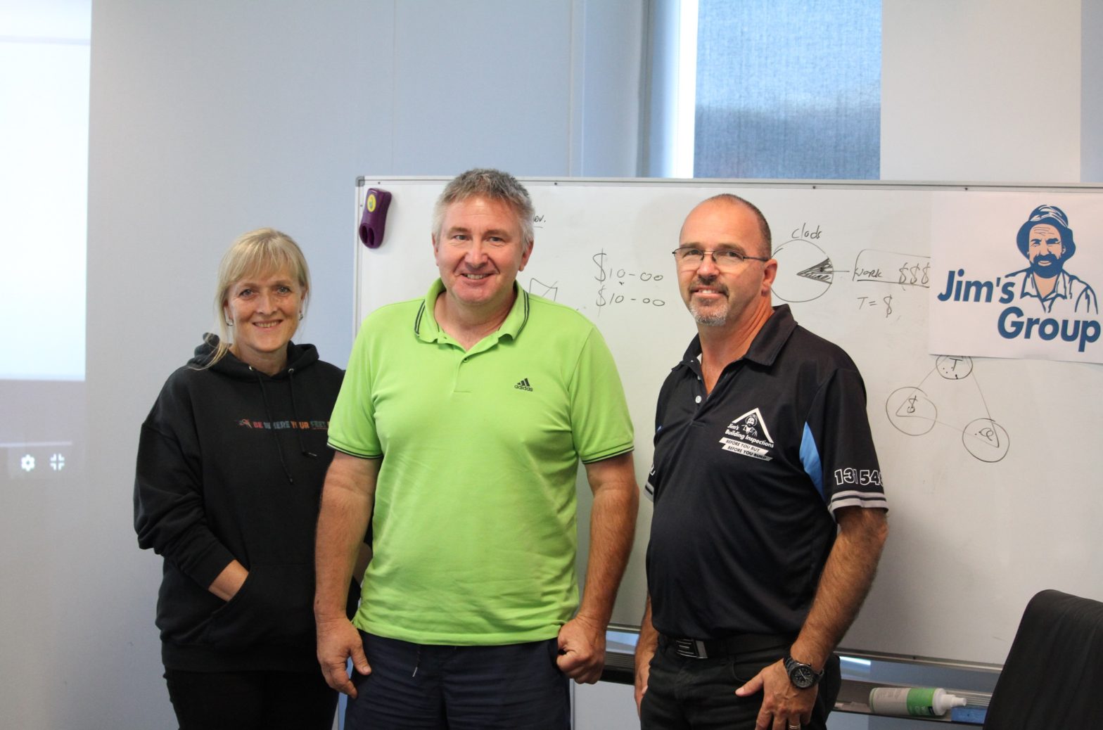 Jim's group Training in BDA office, Perth